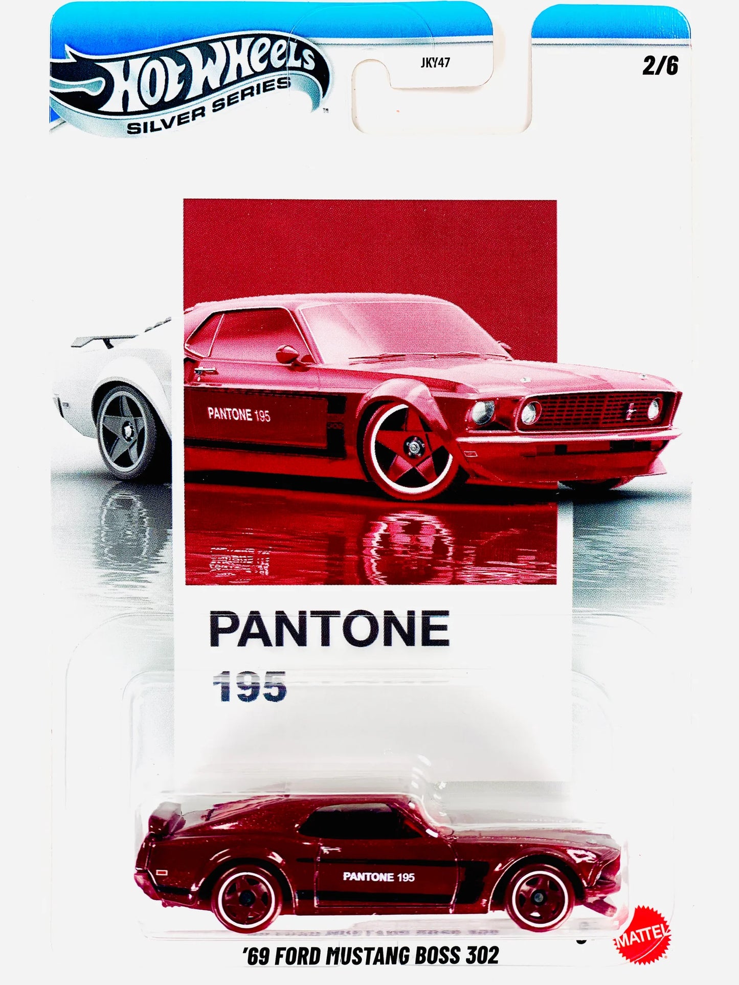 Hot Wheels 2026 Silver Series Pantone '69 Ford Mustang Boss 302