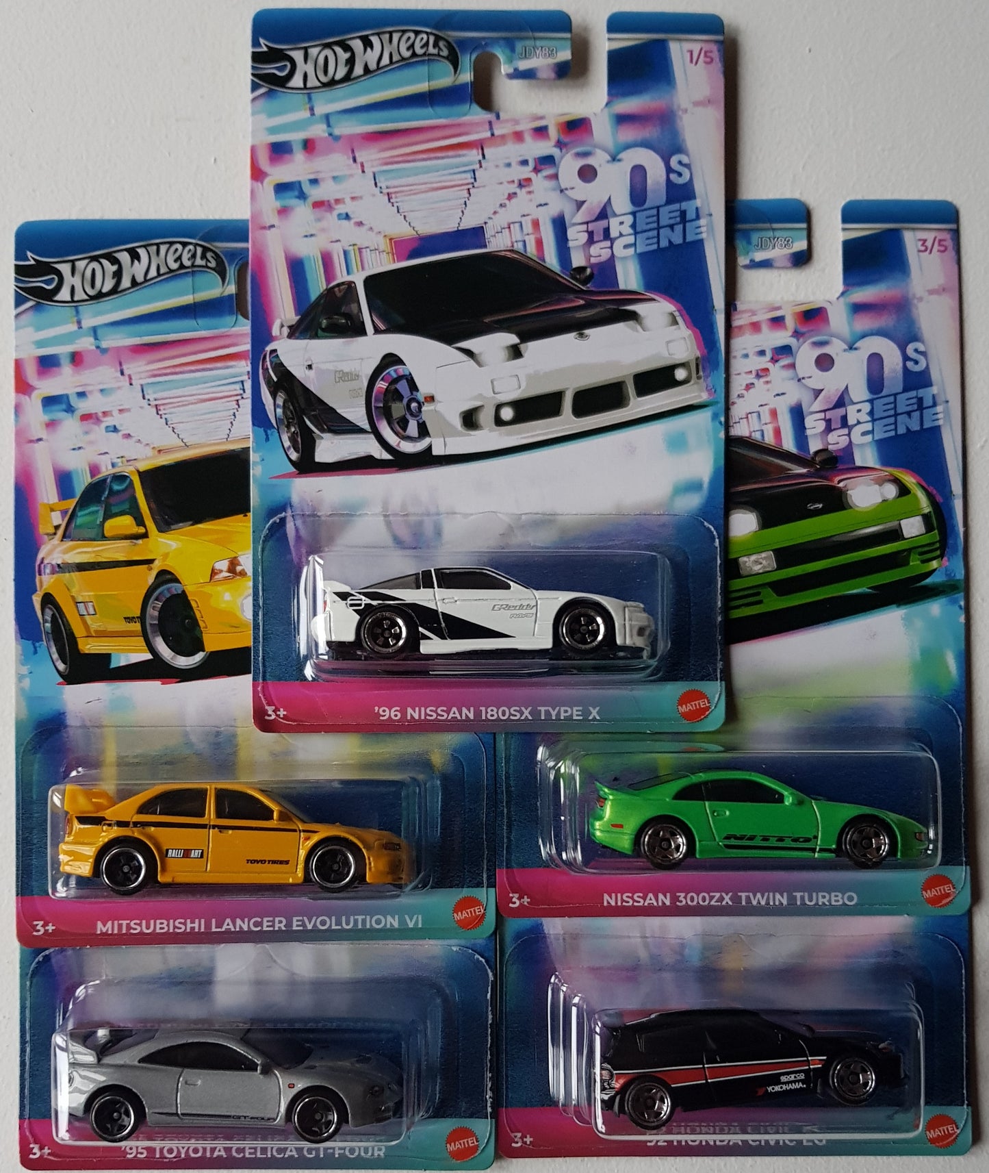 Hot Wheels 90s Scene Set (5 cars)