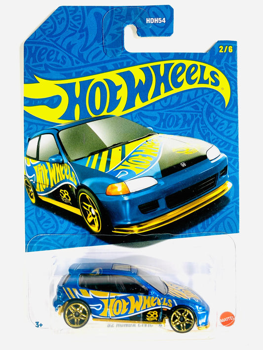 Hot Wheels 2025 58th Anniversary Series Case J '92 Honda Civic EG (2/6)