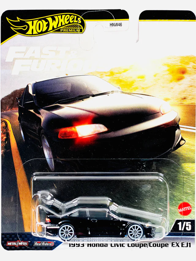 Hot Wheels 2025 Fast & Furious Case M ’93 Honda Civic Coupe EX EJ1