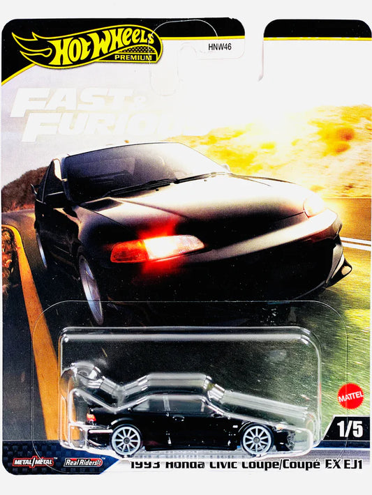 Hot Wheels 2025 Fast & Furious Case M ’93 Honda Civic Coupe EX EJ1
