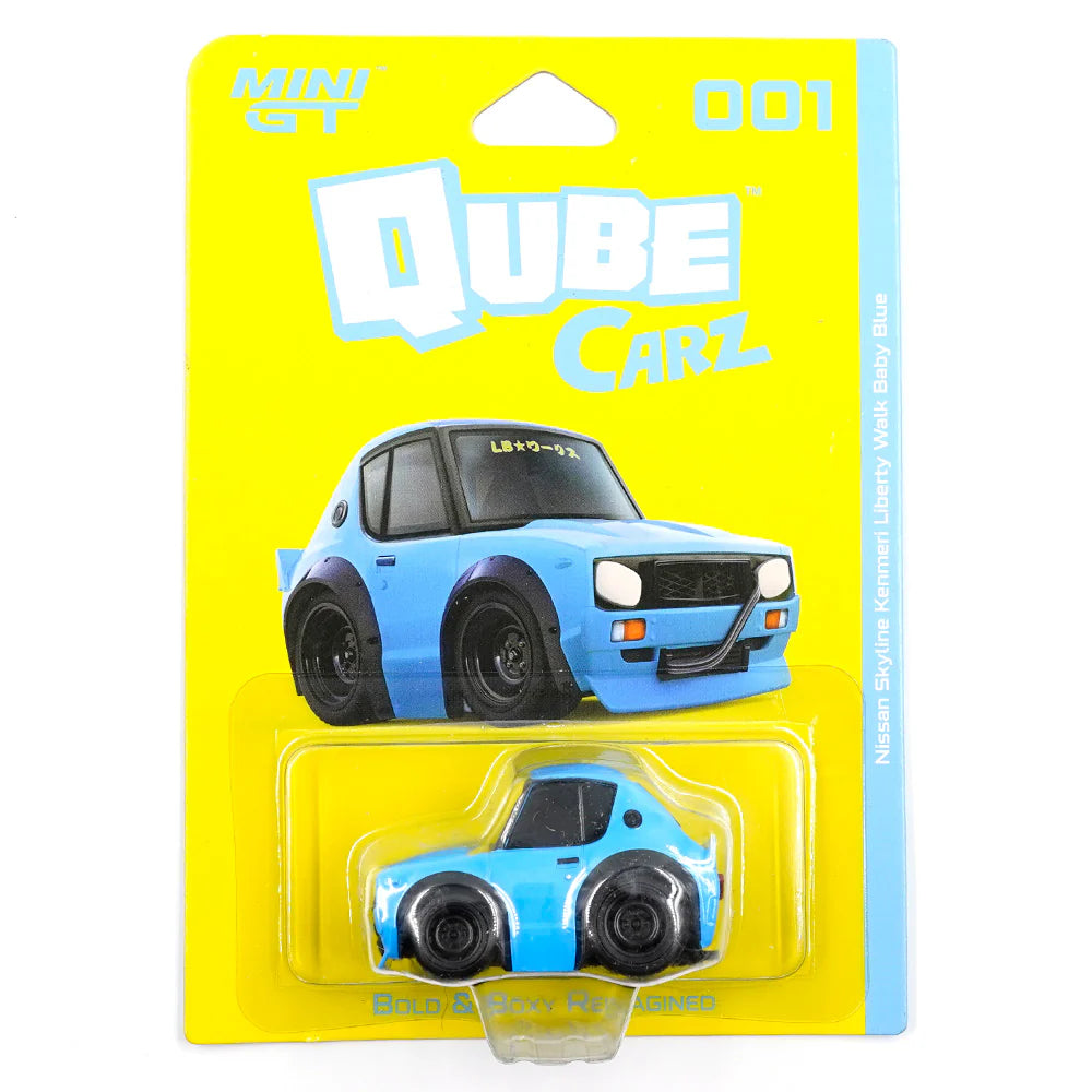 Mini GT Qubecarz Nissan Skyline Kenmeri Liberty Walk Baby Blue (QZ00101-BL)