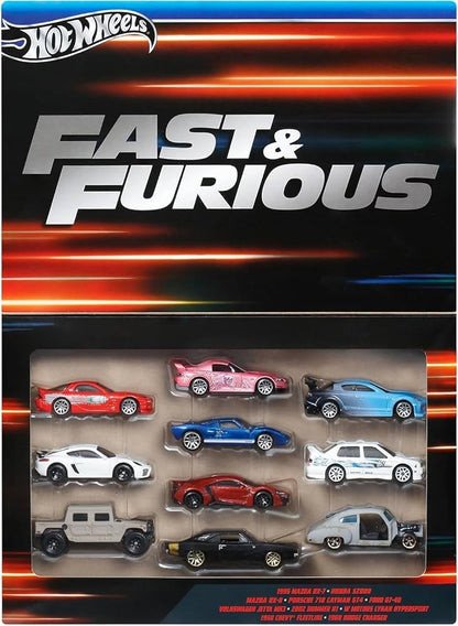 Hot Wheels HVX27 Fast and Furious 10 Car Pack