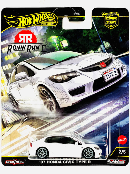 Hot Wheels 2025 Car Culture Ronin Run II '07 Honda Civic Type R