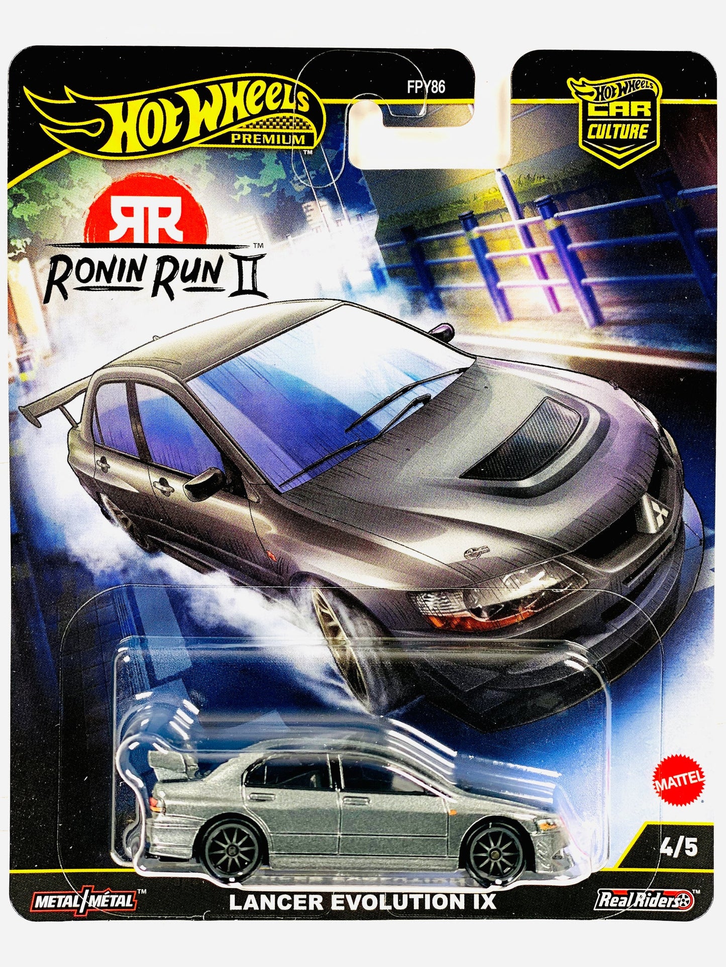 Hot Wheels 2025 Car Culture Ronin Run II Lancer Evolution IX