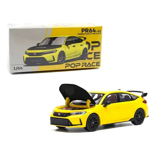Pop Race Honda Civic Type-R FL5 Yellow (PR64-62)