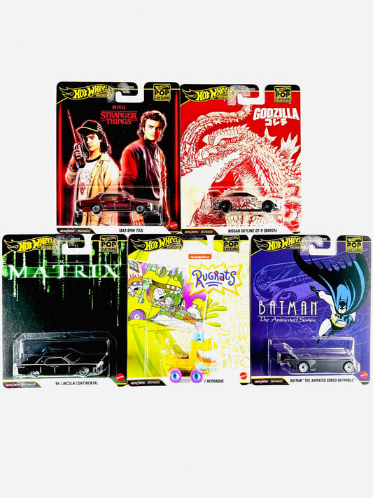 Hot Wheels 2026 Pop Culture Case N Set (5 cars)