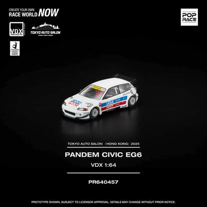 PopRace 2025 TAS Hong Kong Exclusive – Pandem Civic EG6 Liquid Moly (PR640457)